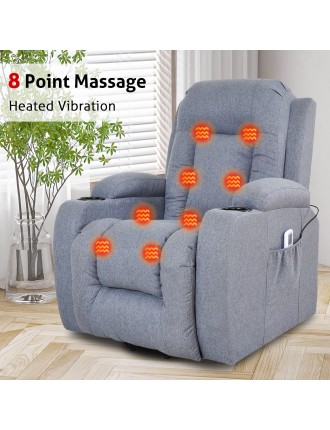 On Sale Advwin Power Lift Recliner 8 Point Massage Chair Heating New Stock