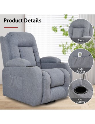 On Sale Advwin Power Lift Recliner 8 Point Massage Chair Heating New Stock