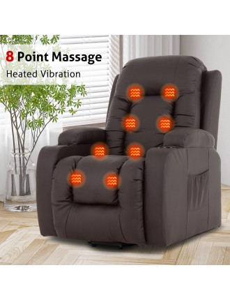 On Sale Advwin Electric Massage Chair 8 Point Heating Lift Recliner New Release