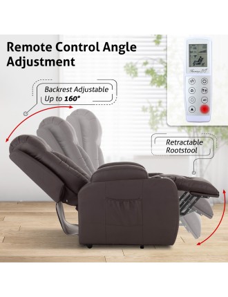 On Sale Advwin Electric Massage Chair 8 Point Heating Lift Recliner New Release