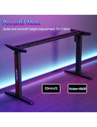 On Sale Advwin Electric Standing Gaming Desk RGB LED 140cm