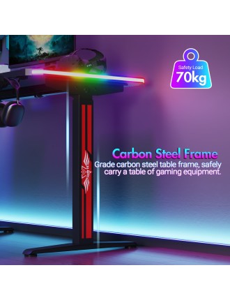 On Sale Advwin Electric Standing Gaming Desk RGB LED 140cm