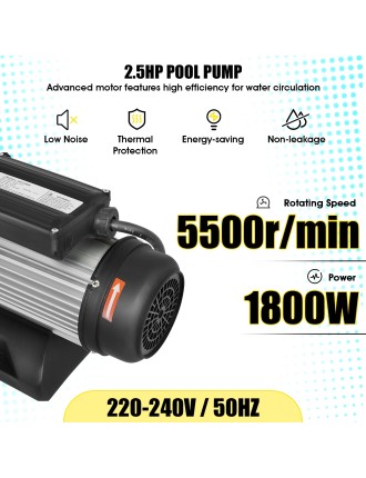 On Sale Advwin Electric Swimming Pool Pump 1800W 2.5HP Self Priming New Stock