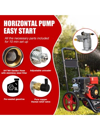 On Sale Advwin Gasoline Pump High Pressure Cleaning - Horizontal Latest Edition