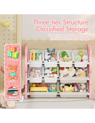 On Sale Advwin Kids Toy Storage Organizer Display Shelf Just In