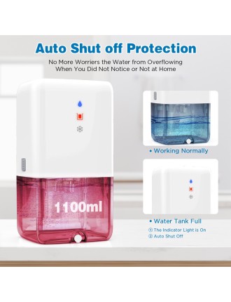 On Sale Advwin 1100ml Dehumidifier with Automatic Defrost In Stock