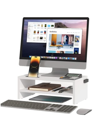 On Sale Advwin Monitor Stand Riser with Storage 2 Tiers On Hand Now