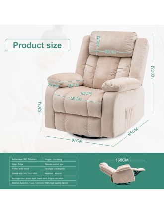 On Sale Advwin Recliner Chair 360° Swivel Massage Chair New Release