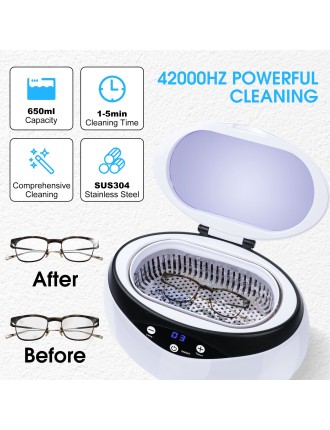 On Sale Advwin Ultrasonic Cleaner 650ml Jewelry Cleaner Machine Available for Immediate Shipping