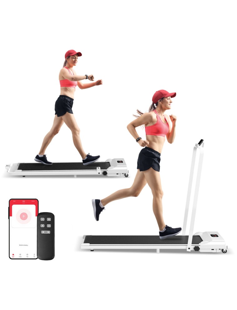 On Sale Advwin Walking Pad Treadmill Fitness Foldable White Just Launched