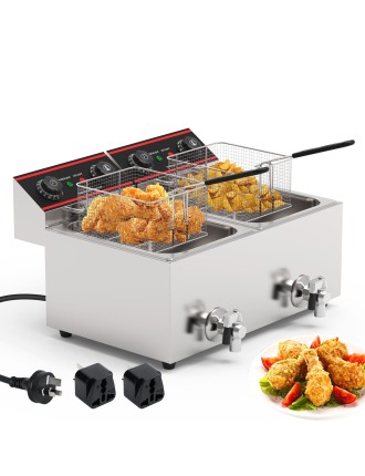 On Sale Advwin 16L Electric Commercial Deep Fryer with Timer On Hand Now