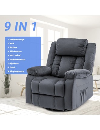 On Sale Advwin 360° Swivel Heated Recliner Massage Chair Just Launched