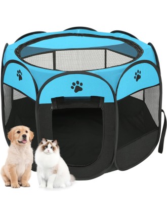 On Sale Advwin Portable Pet Playpen Dog Cat Play Tent Immediate Availability