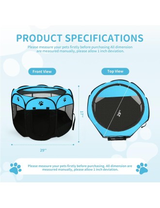 On Sale Advwin Portable Pet Playpen Dog Cat Play Tent Immediate Availability