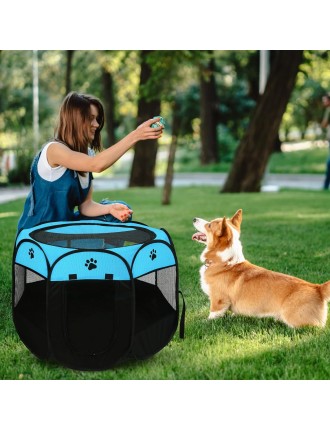 On Sale Advwin Portable Pet Playpen Dog Cat Play Tent Immediate Availability