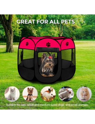 On Sale Advwin Portable Pet Playpen Dog Cat Play Tent Immediate Availability