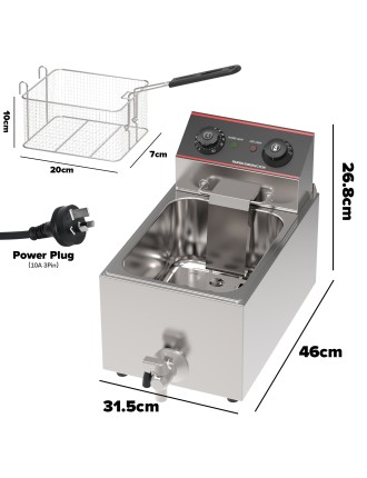 On Sale Advwin 2500W 10L Electric Single Deep Fryer Just In