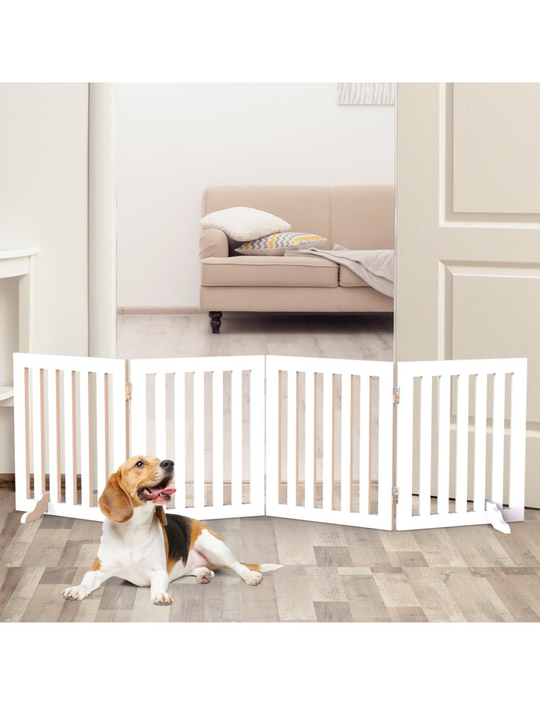 On Sale Advwin Wooden Pet Gate Dog Fence In Stock