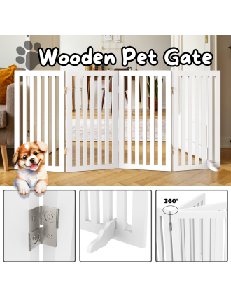 On Sale Advwin Wooden Pet Gate Dog Fence In Stock