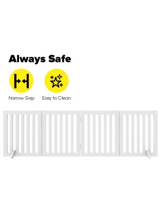 On Sale Advwin Wooden Pet Gate Dog Fence In Stock