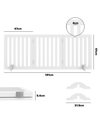 On Sale Advwin Wooden Pet Gate Dog Fence In Stock