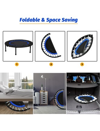 On Sale Advwin 40 inch Foldable Mini Cardio Trampoline Just Launched