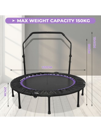 On Sale Advwin 48 inch Foldable Rebounder Trampoline Purple New Collection