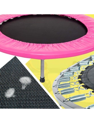 On Sale Advwin 36” Mini Trampoline Rebounder Handrail Foldable