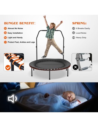 On Sale Advwin 48" Mini Trampoline Fitness Rebounder In Stock