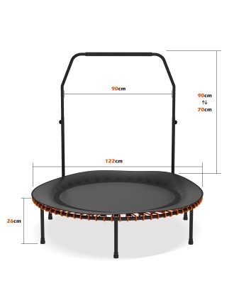 On Sale Advwin 48" Mini Trampoline Fitness Rebounder In Stock