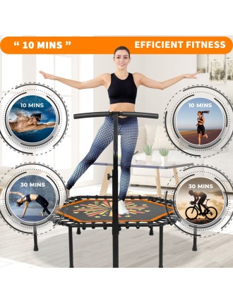 On Sale Advwin 50 Inch Mini Trampoline Fitness Trampolines New Stock