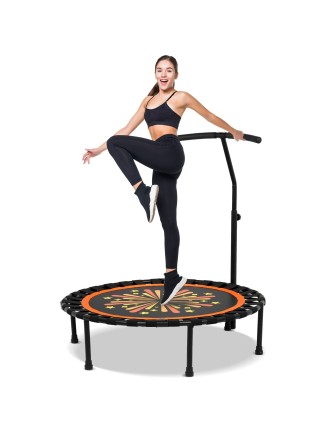 On Sale Advwin 50inch Mini Fitness Trampoline Rebounder Just In