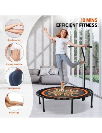 On Sale Advwin 50inch Mini Fitness Trampoline Rebounder Just In